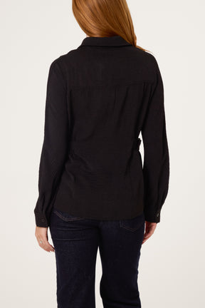 Belt & Buckle Detail Shirt