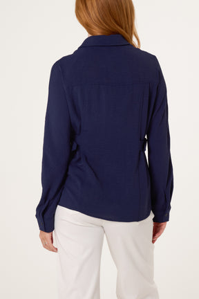 Belt & Buckle Detail Shirt
