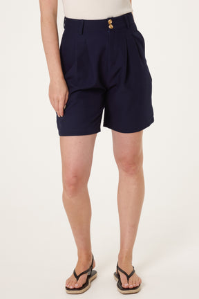 High Waisted Tailored Shorts