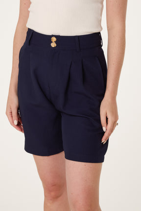 High Waisted Tailored Shorts