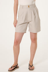 High Waisted Tailored Shorts