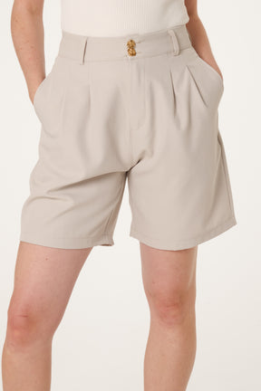 High Waisted Tailored Shorts