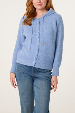 Essential Button Up Cosy Hoodie