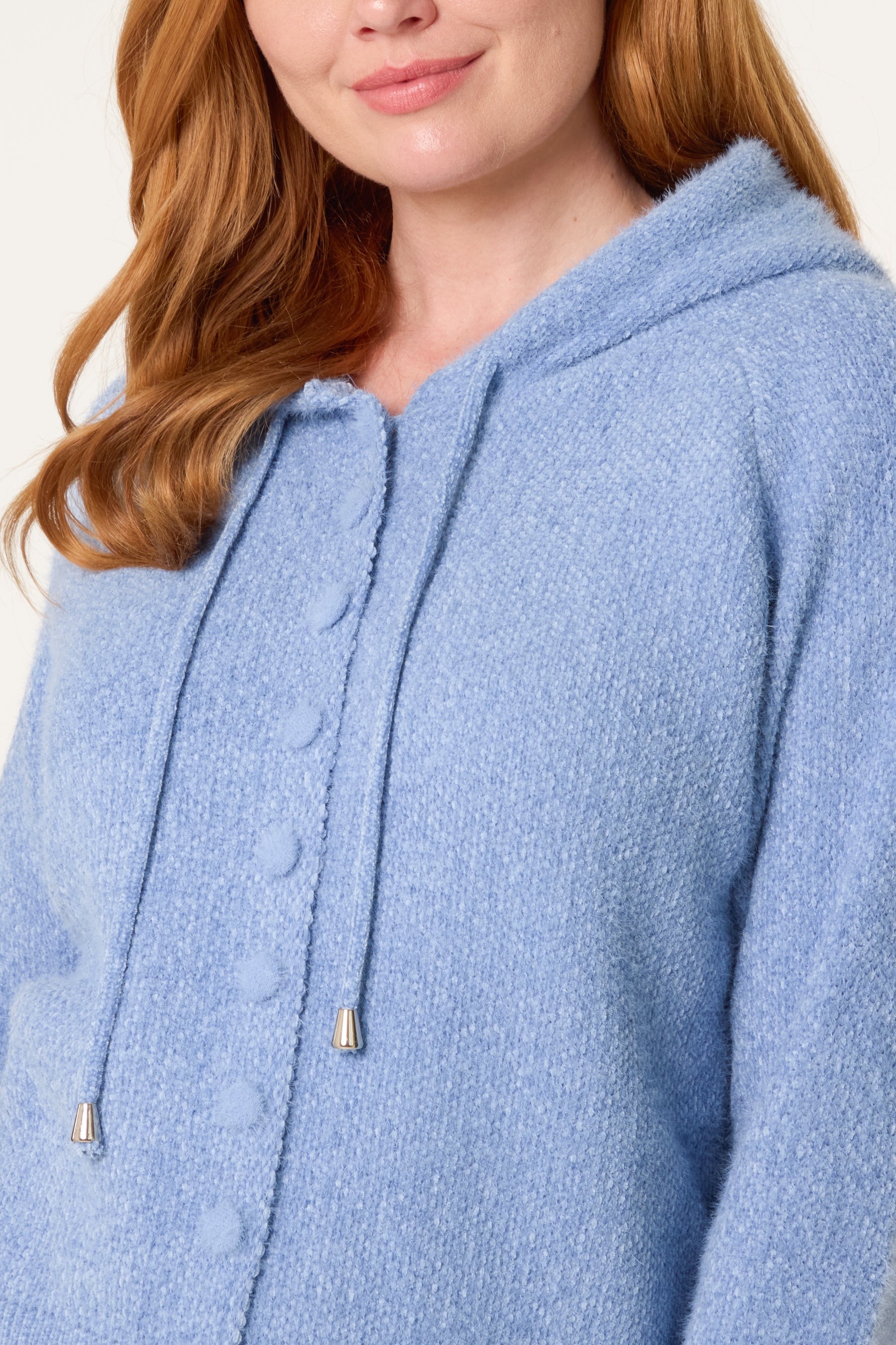Essential Button Up Cosy Hoodie