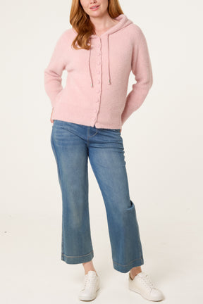 Essential Button Up Cosy Hoodie