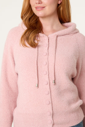 Essential Button Up Cosy Hoodie