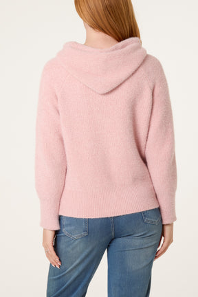 Essential Button Up Cosy Hoodie
