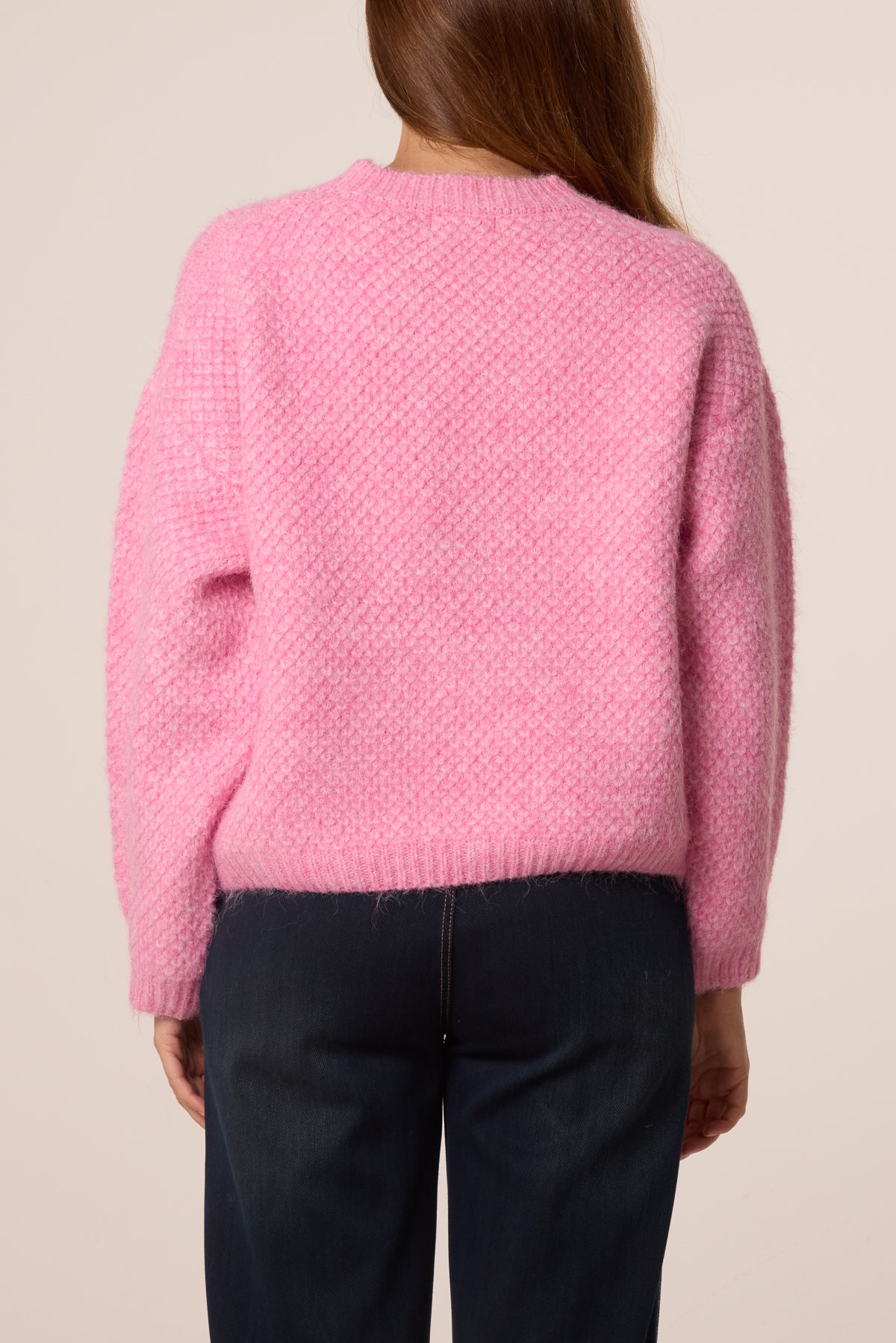 Textured Essential Knit Jumper