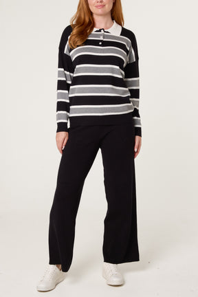 Stripe Knit Co-Ord Set