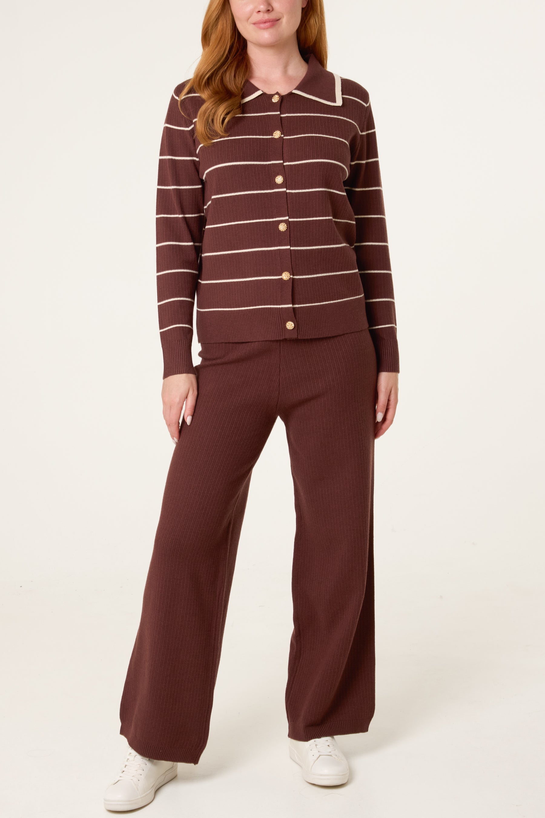 Striped Knit Co-Ord Set