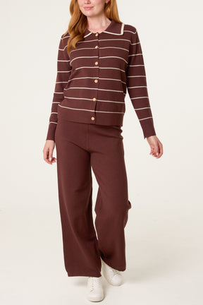 Striped Knit Co-Ord Set