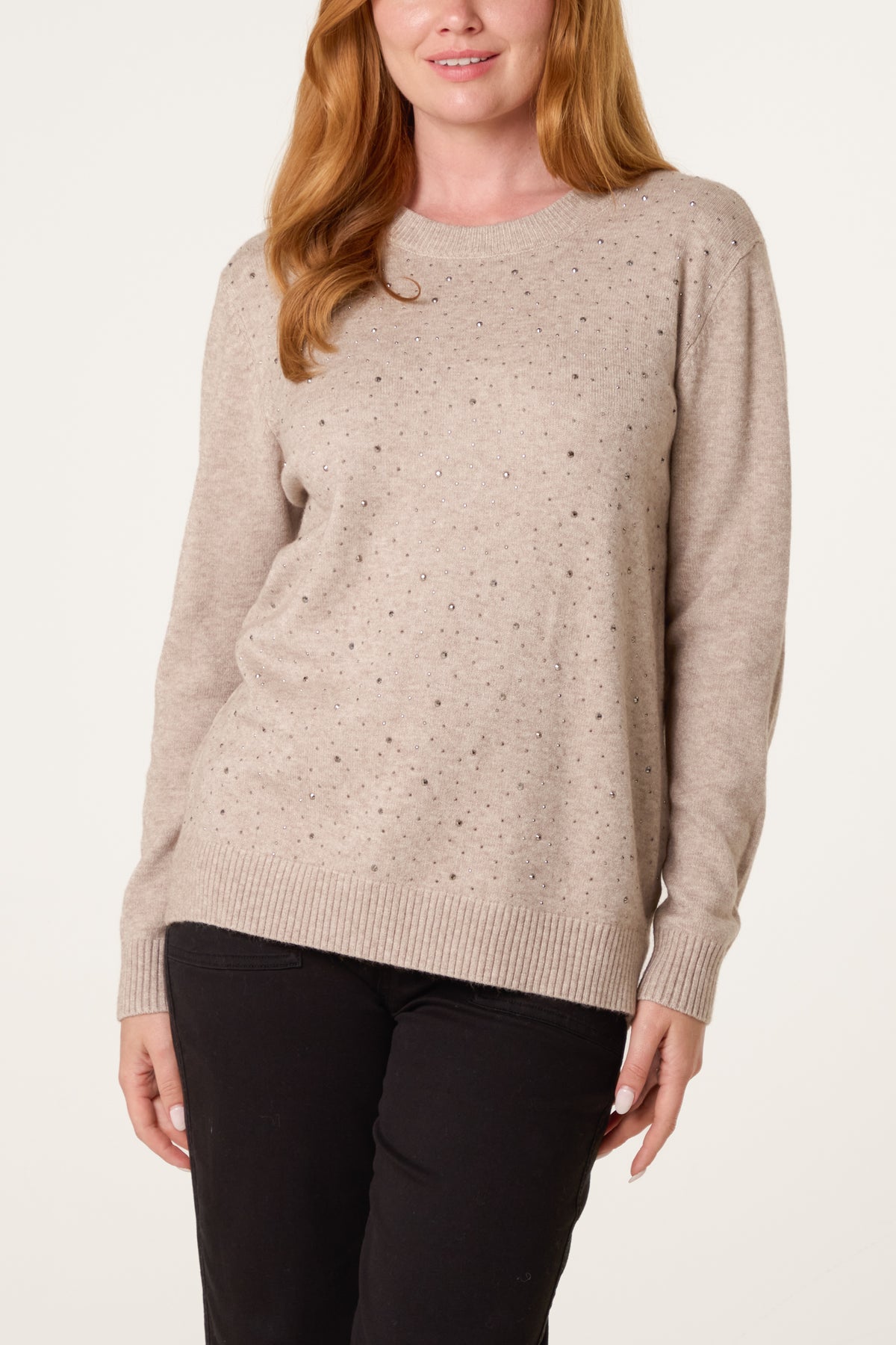 Essential Embellished Knit Jumper
