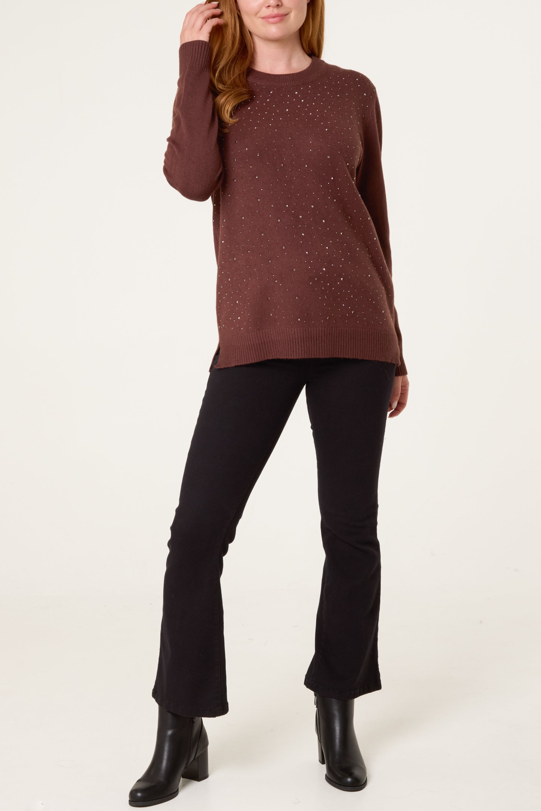 Essential Embellished Knit Jumper