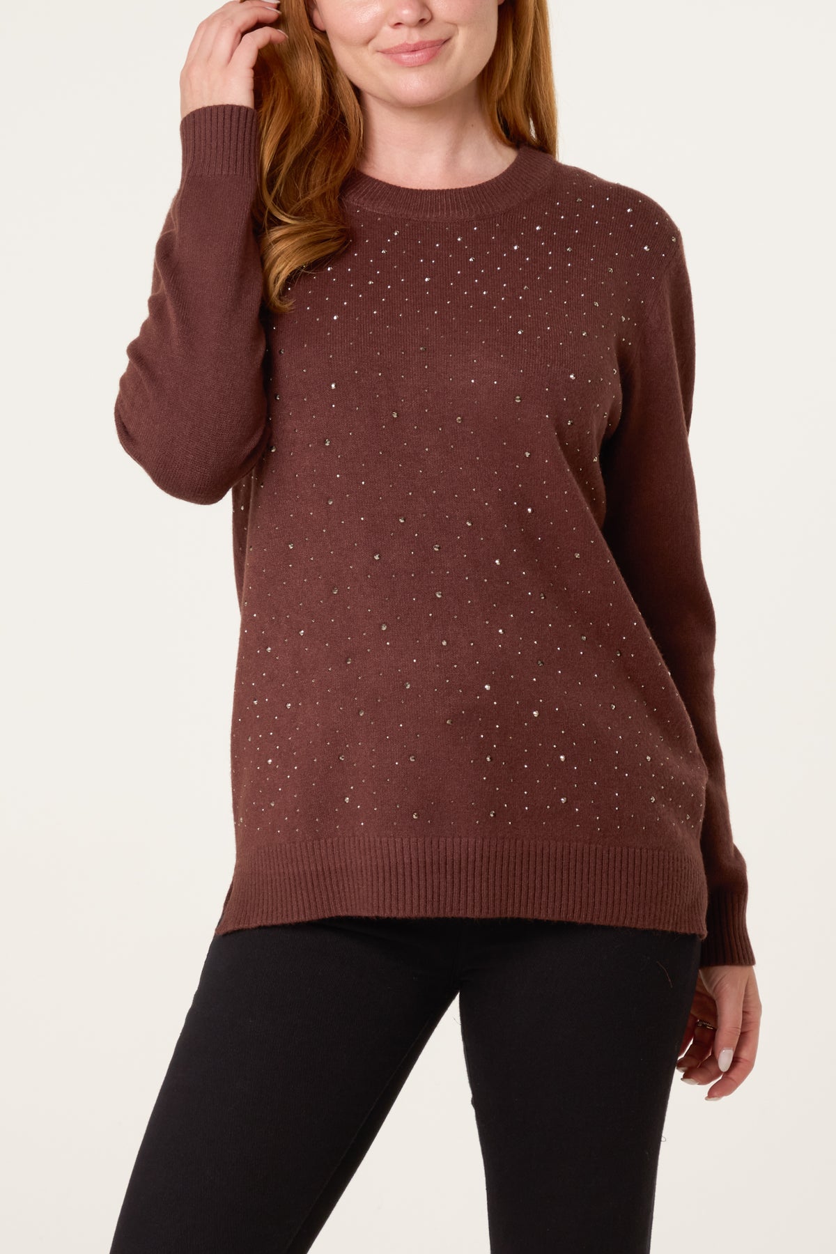 Essential Embellished Knit Jumper