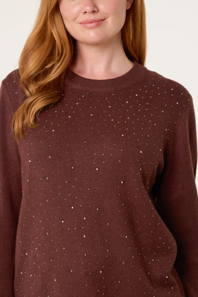 Essential Embellished Knit Jumper