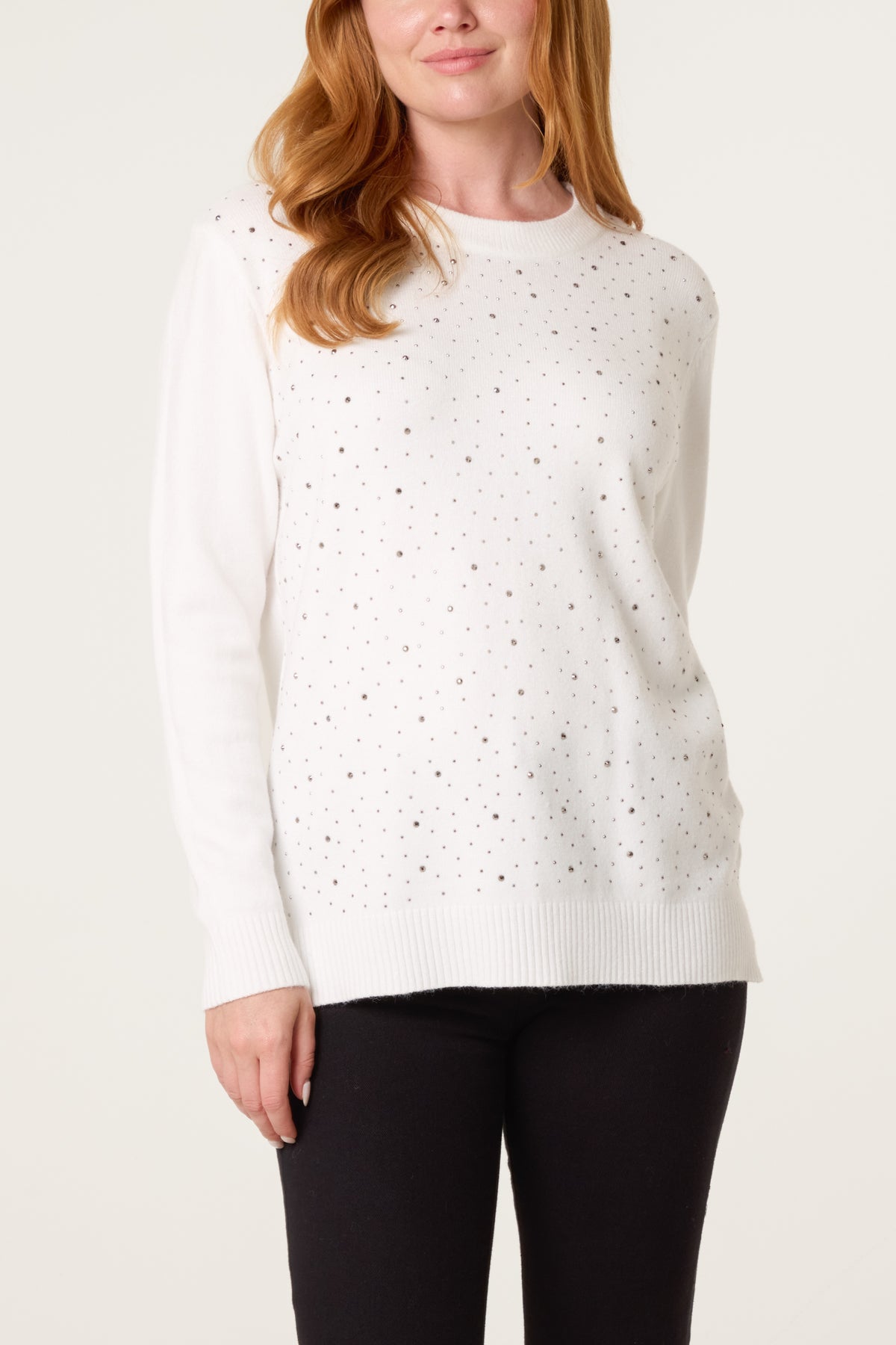 Essential Embellished Knit Jumper