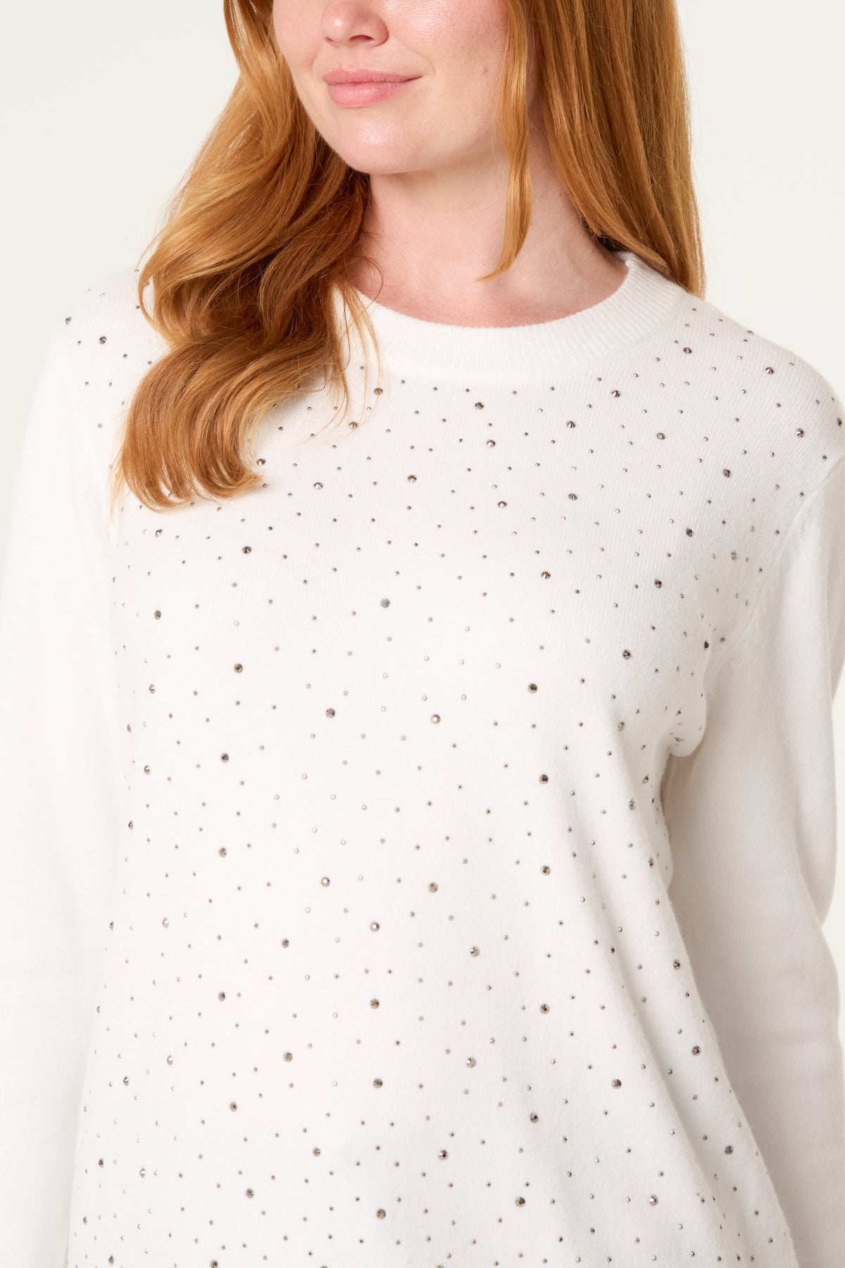 Essential Embellished Knit Jumper