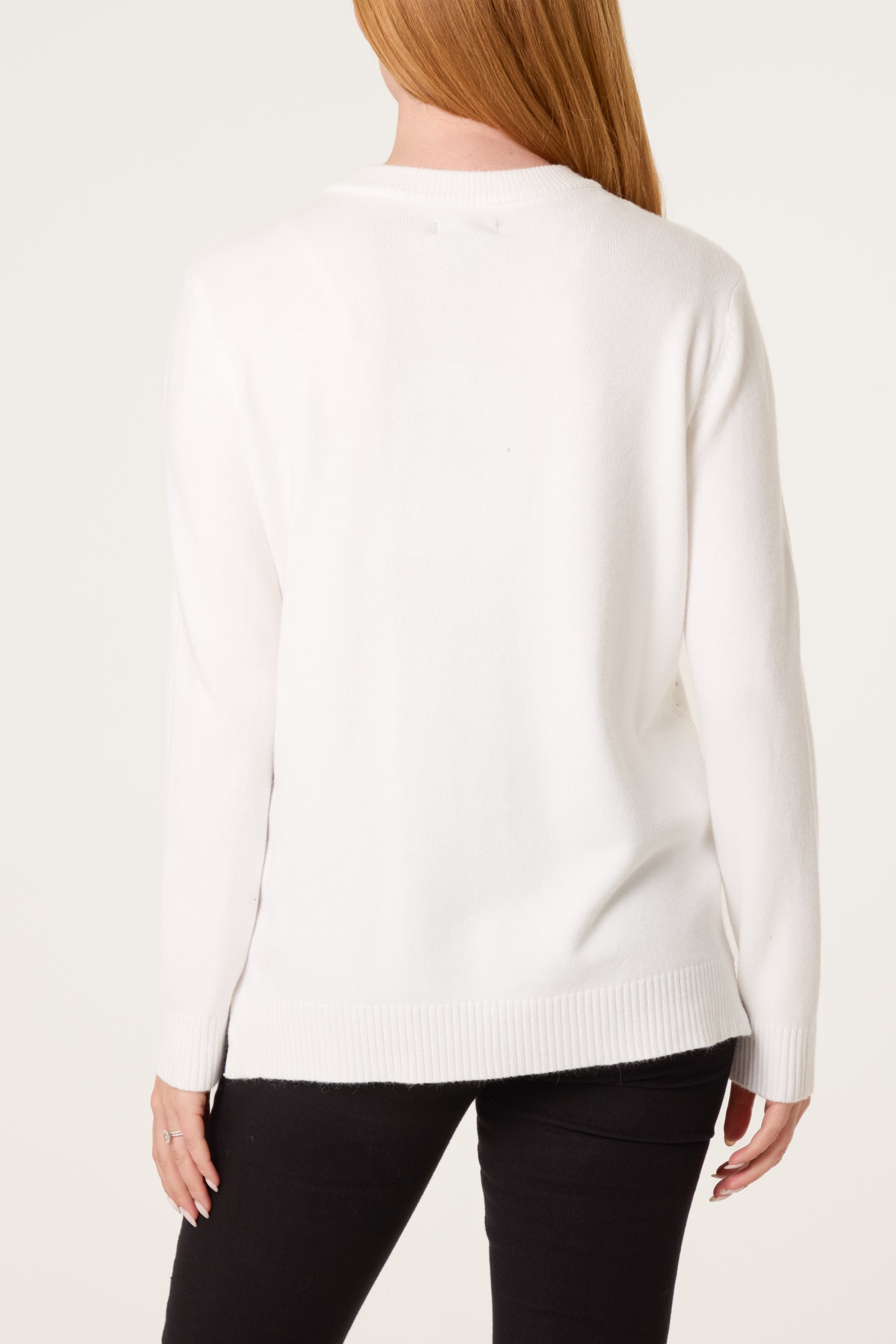 Essential Embellished Knit Jumper