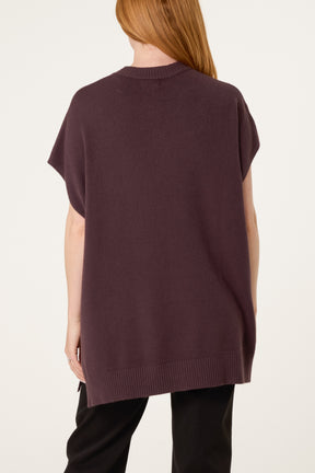 Diamante Bow Short Sleeve Jumper