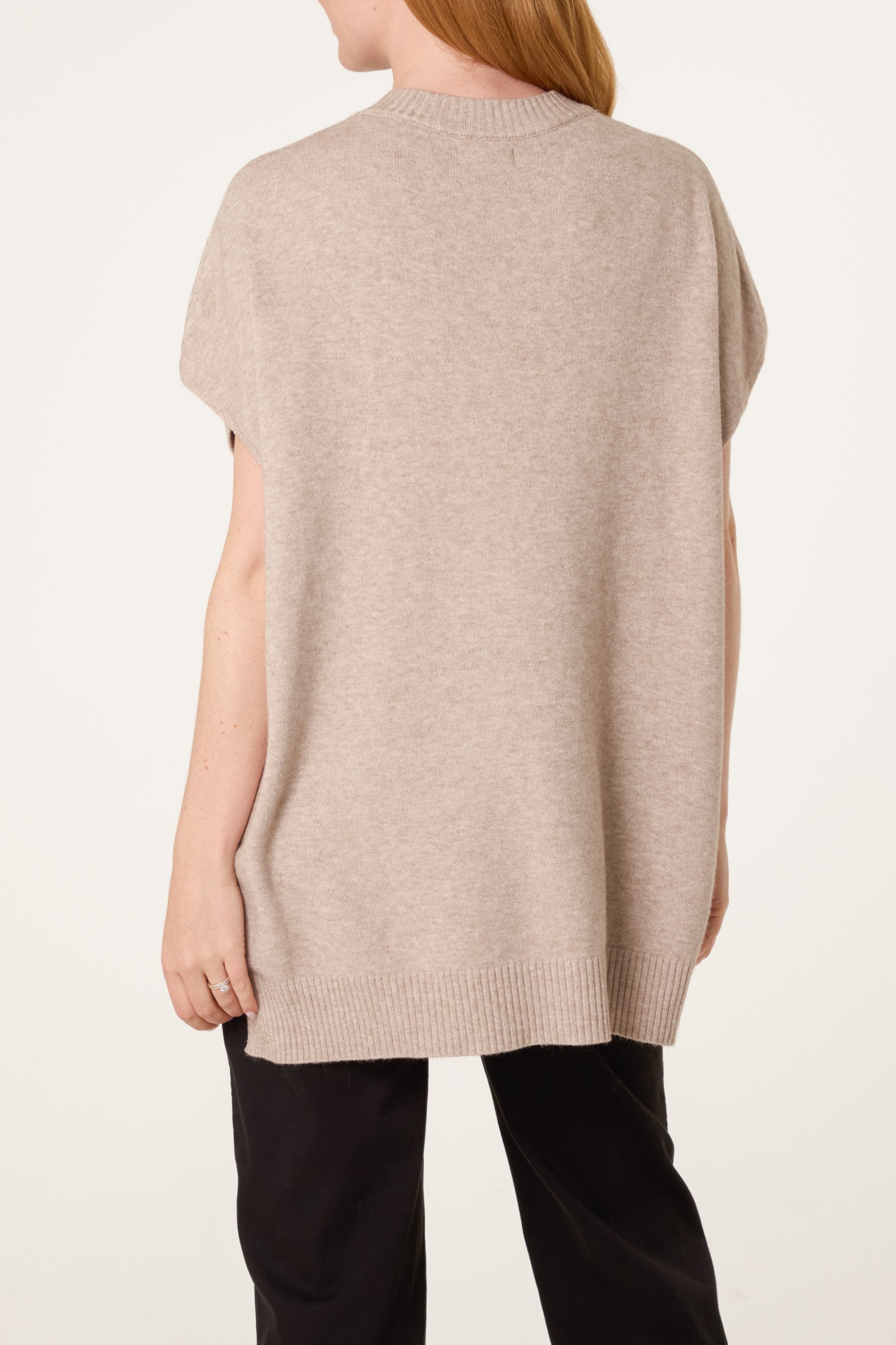 Diamante Bow Short Sleeve Jumper
