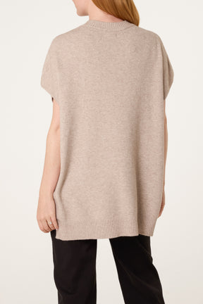 Diamante Bow Short Sleeve Jumper