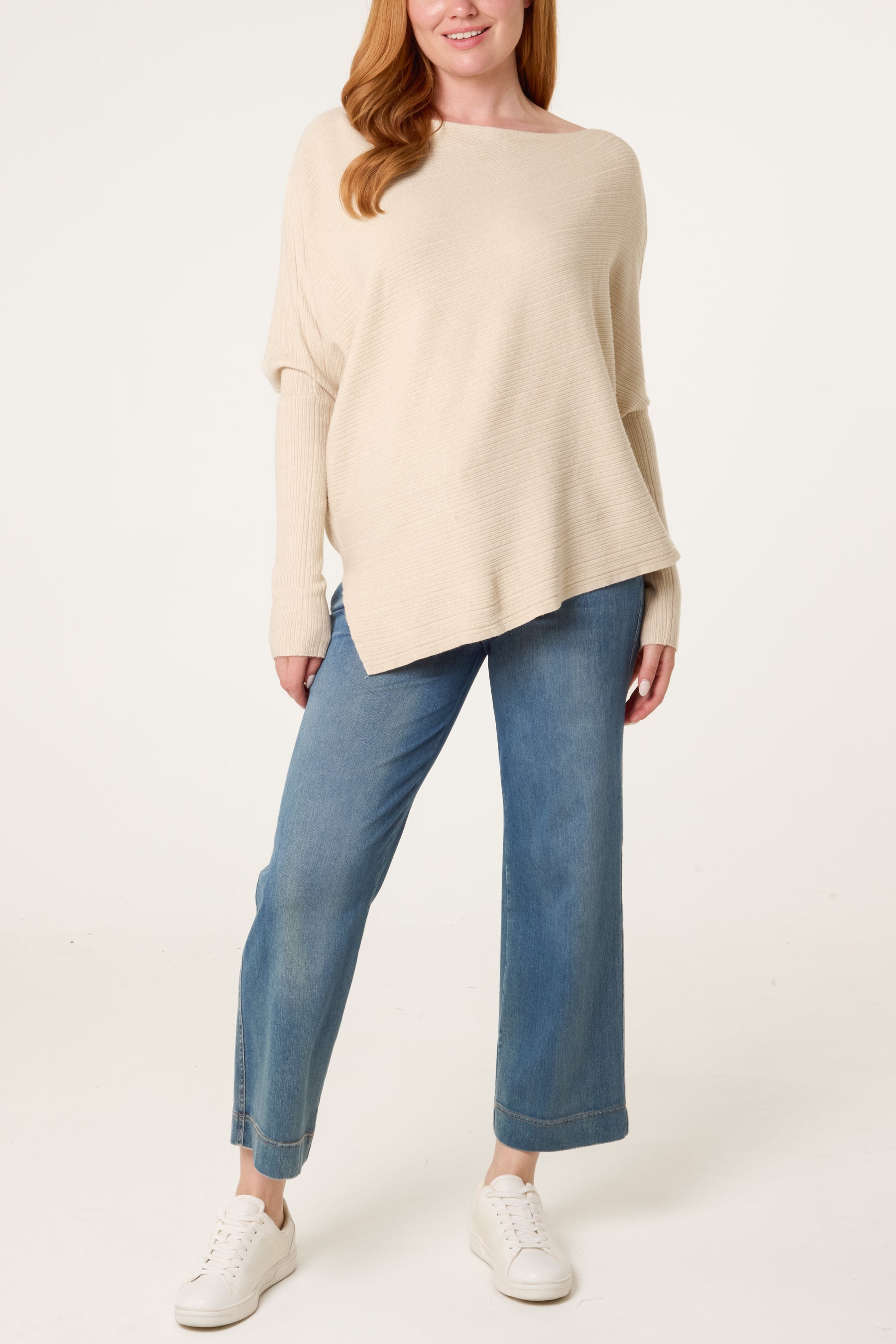 Asymmetric Batwing Jumper