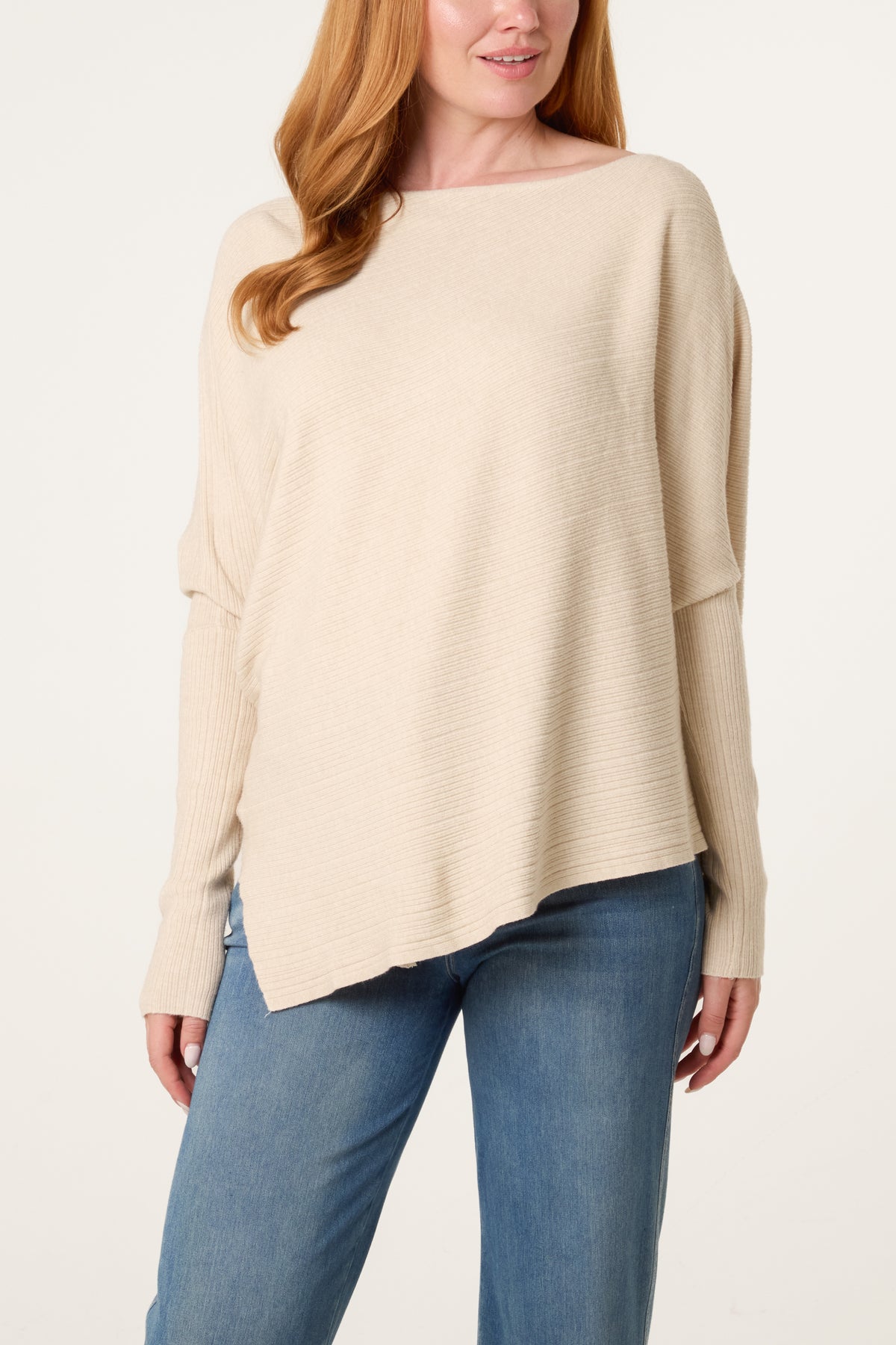Asymmetric Batwing Jumper