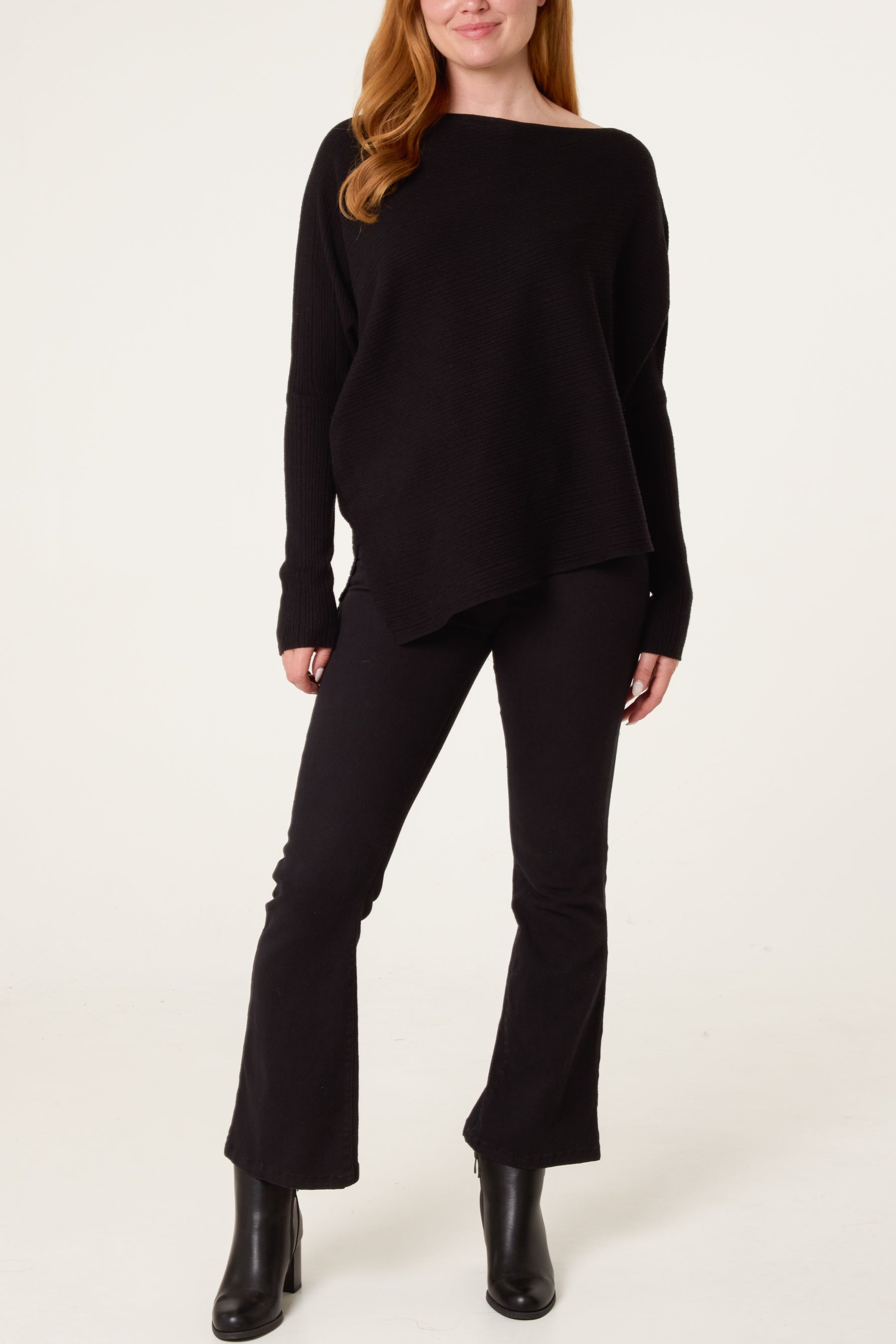 Asymmetric Batwing Jumper