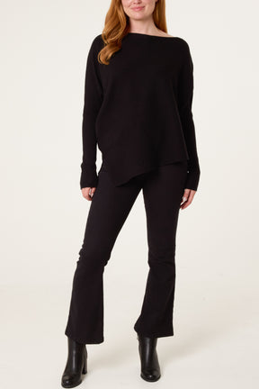 Asymmetric Batwing Jumper