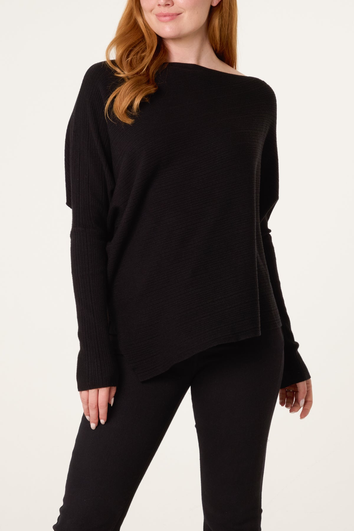 Asymmetric Batwing Jumper