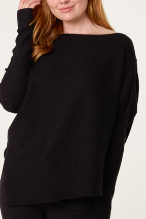 Asymmetric Batwing Jumper