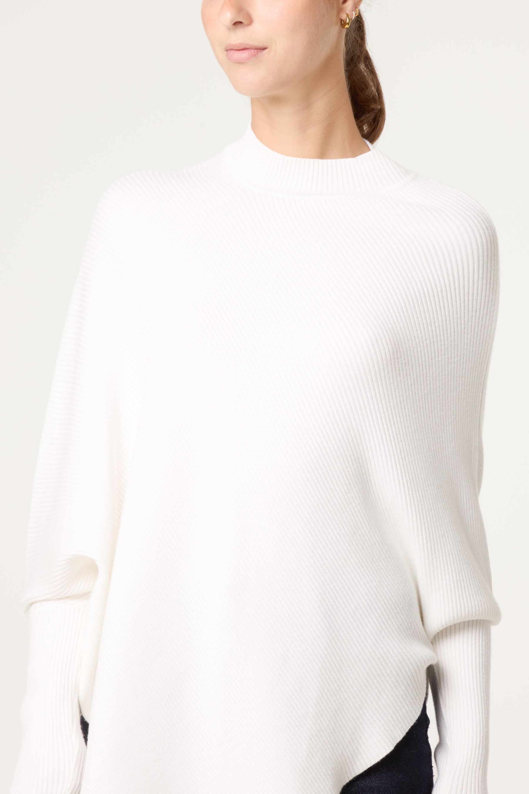 Knit Poncho Style Essential Jumper