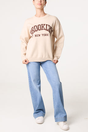 Brooklyn New York Light Knit Jumper
