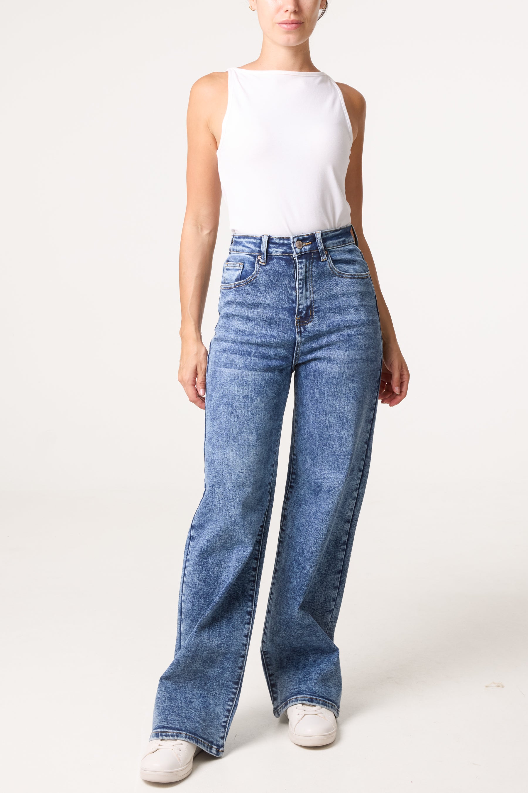 Washed Super Starched Jeans