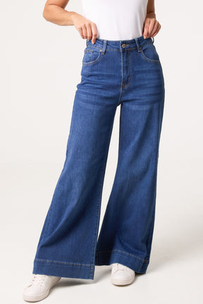 Wide Leg Super Starched Jeans