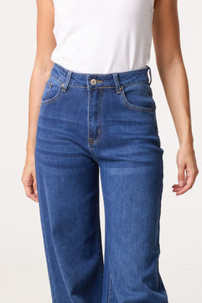 Wide Leg Super Starched Jeans