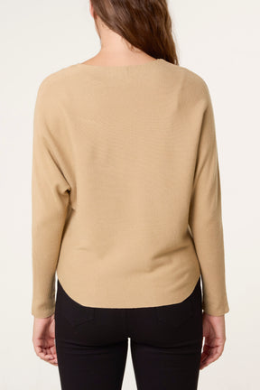 Embellished Diamond Patterned Jumper