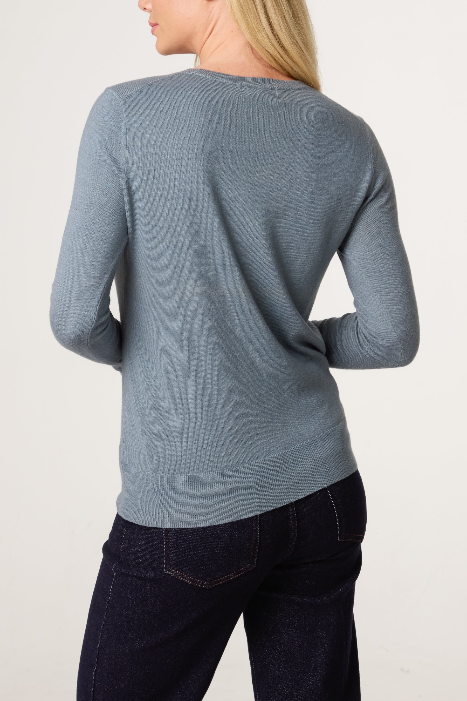 Floral Embroidered Knit Jumper