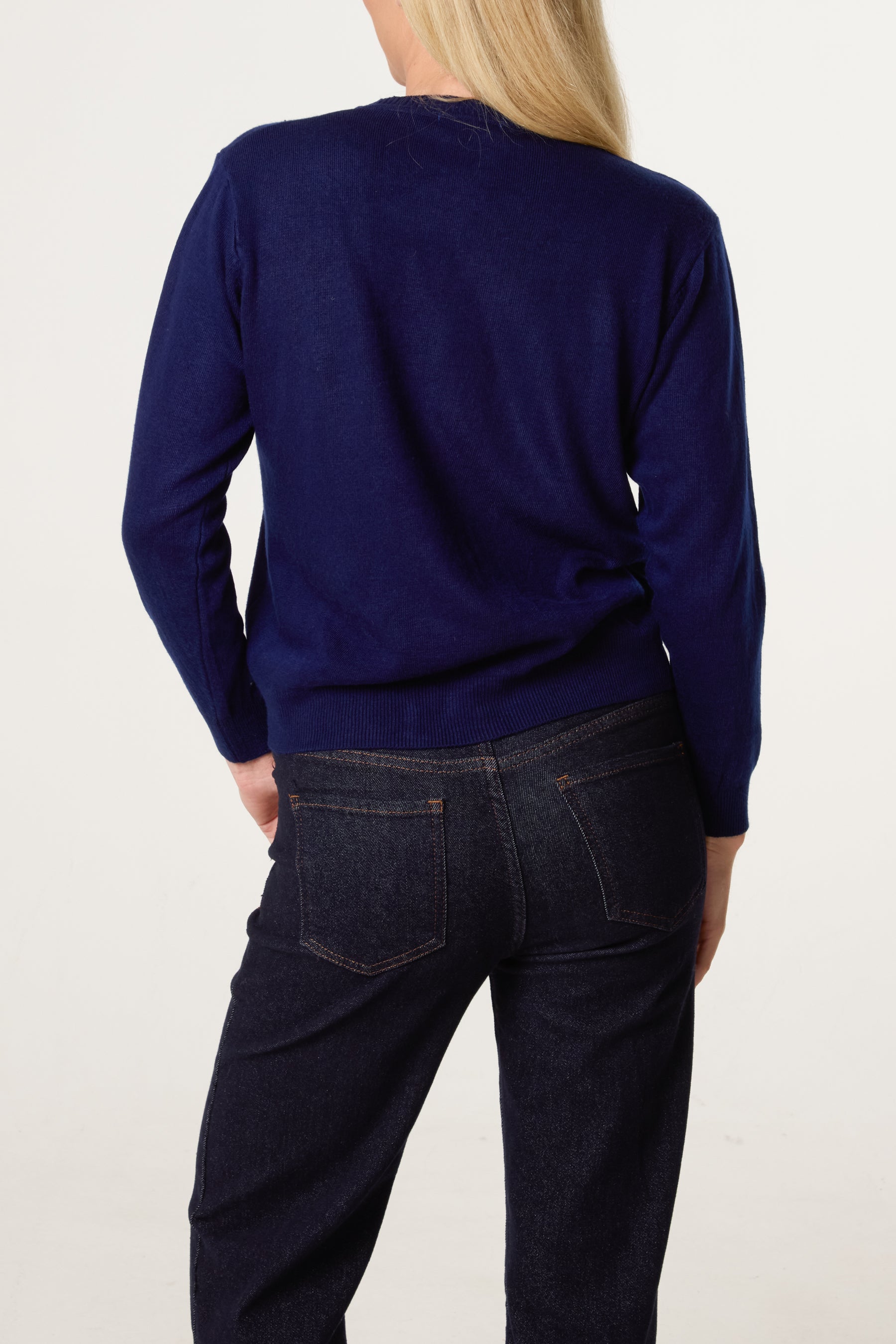 Round Neck Knit Jumper