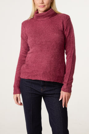 Roll Neck Thick Knit Jumper