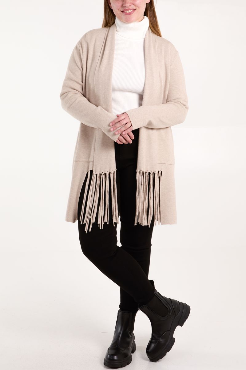 Edge to Edge Tassel Cardigan