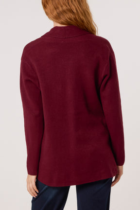 Pocket Detail Knit Cardigan