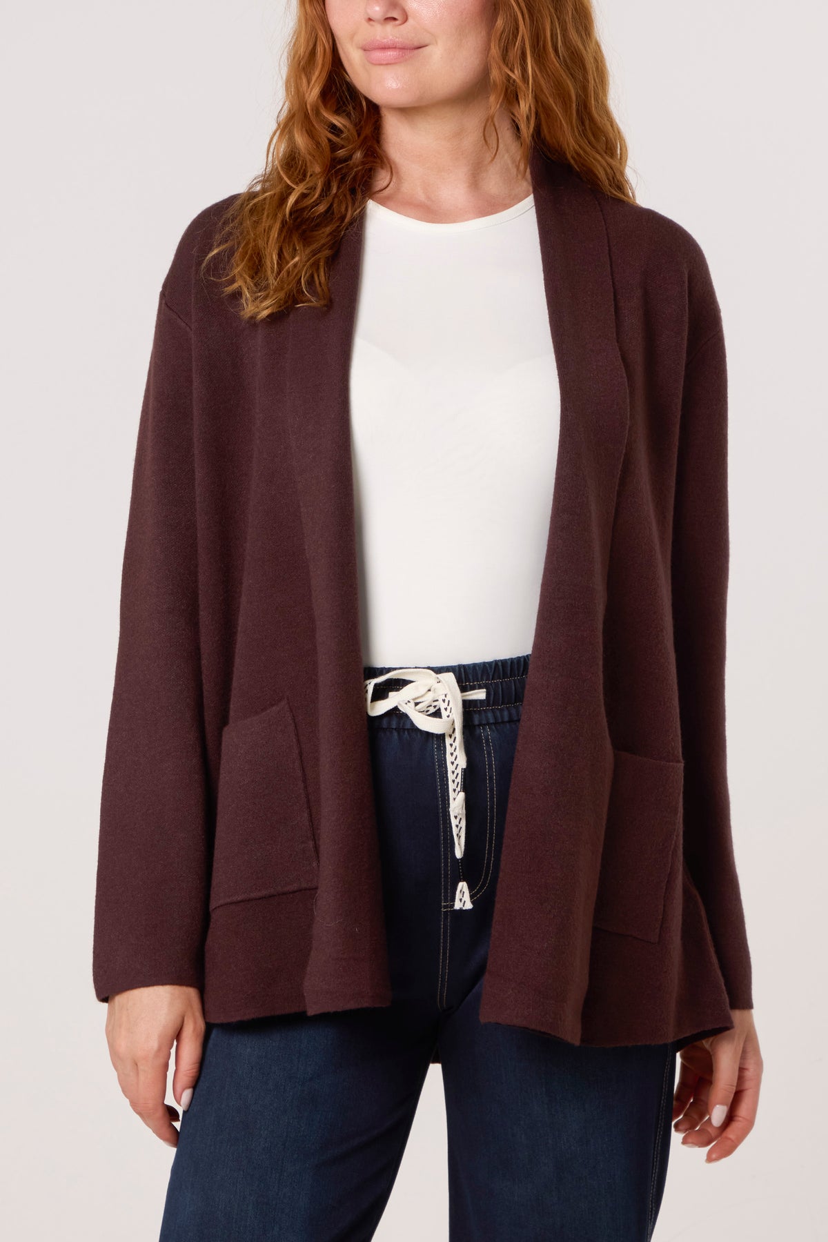 Pocket Detail Knit Cardigan