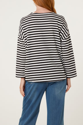Striped Long Sleeve Top