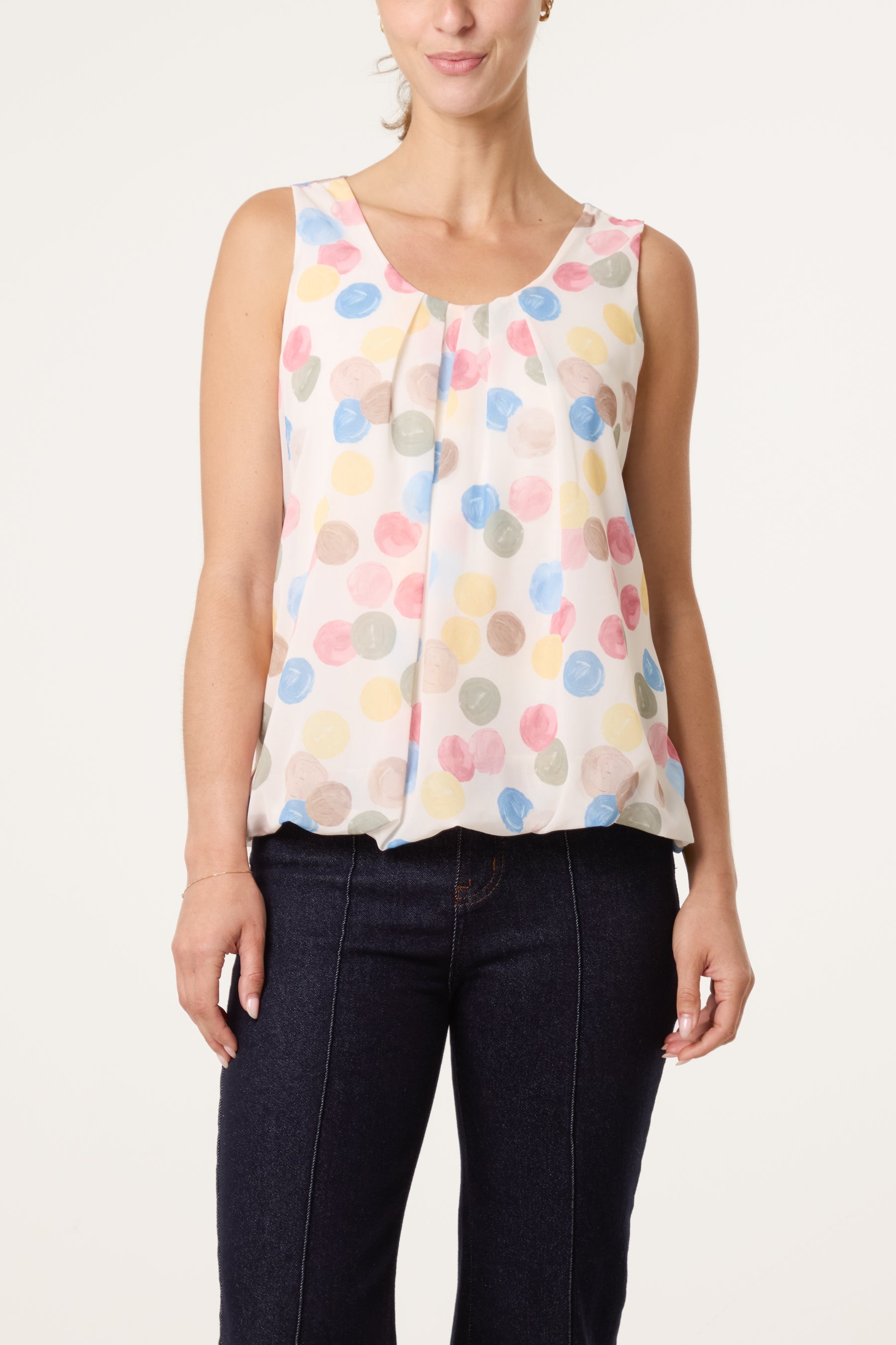 Polka Dot Watercolour Vest