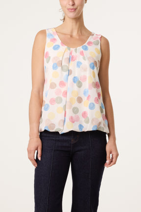 Polka Dot Watercolour Vest