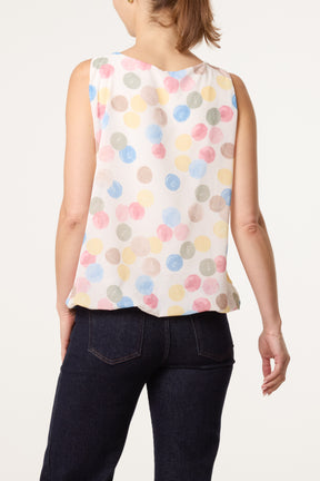 Polka Dot Watercolour Vest