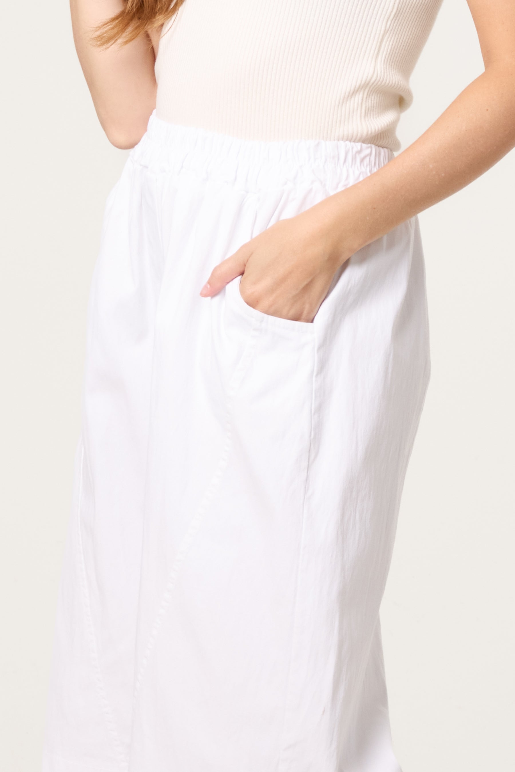 Wide Leg Culottes Shorts With Pockets