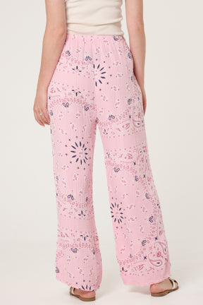 Bandana Trouser With Tie Front & Pockets