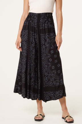 Bandana Wide Leg Pocket Trousers